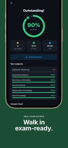 ASVAB Prep 2026: Practice Test iPhone screenshot