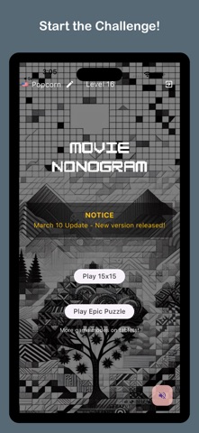 Movie Nonogram iPhone screenshot