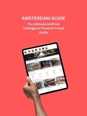 AI Travel Guide - Amsterdam iPad screenshot