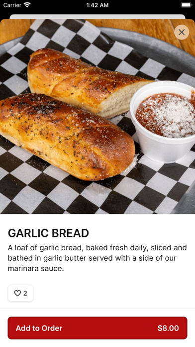 Dave's Pizza iPhone screenshot 3 - Food & Drink app