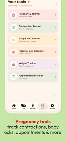 Contraction Timer - Nutrinest Screenshot 4 of 5
