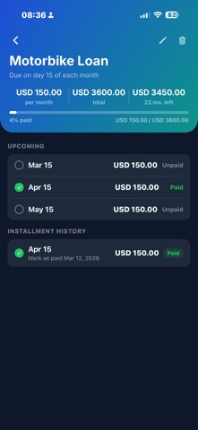 My Payment Reminder screenshot