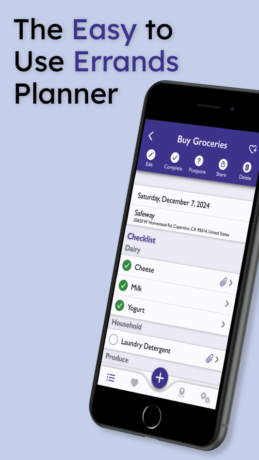 #1. EZ Errandz: Errands To Do List (iOS) Podle: Jeremy Flores