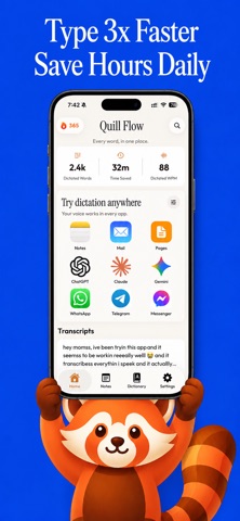 Quill Flow：AI 语音键盘 screenshot