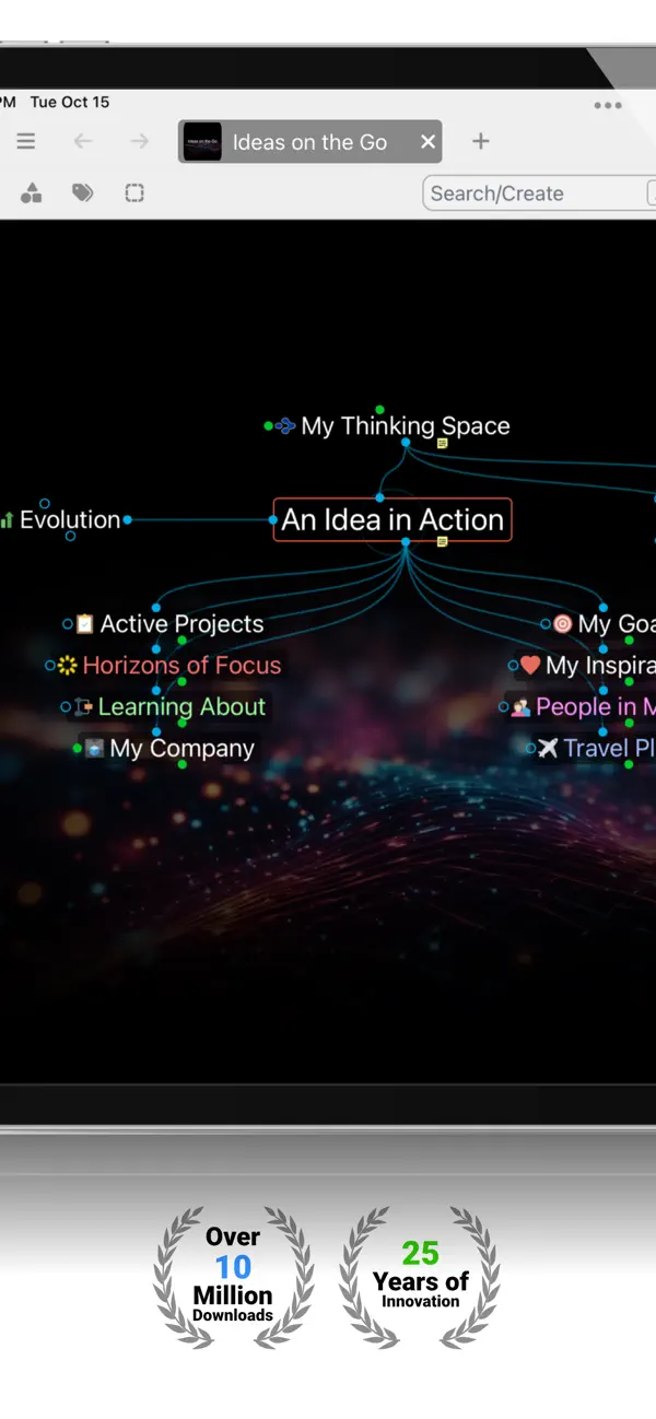 Screenshot #2 pour TheBrain: Smart Notes & Links