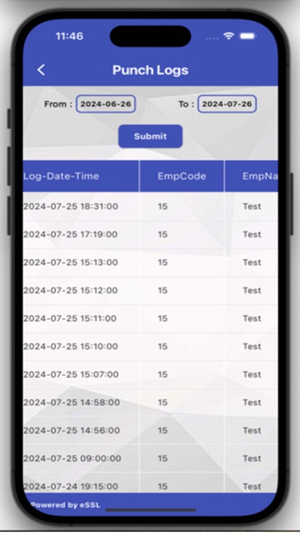 eSSL eTimeTrackLite Mobile App screenshot-7