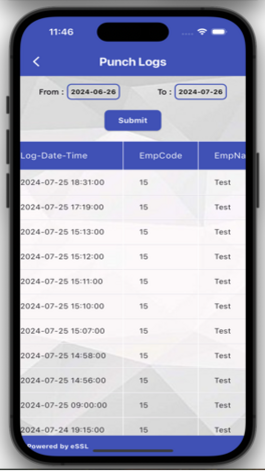 #8. eSSL eTimeTrackLite Mobile App (iOS) 由: eSSL CCTV