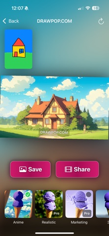 AI Art Generator: DRAWPOP! Screenshot 4 of 4