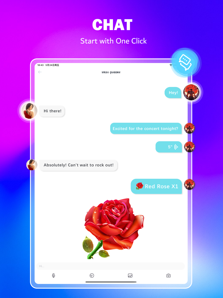 #4. OneR: Live Voice Chat (iOS) 由: PAGO TECHNOLOGY PTE. LTD.