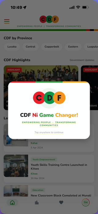 CDF Zambia Screenshot 2 of 5
