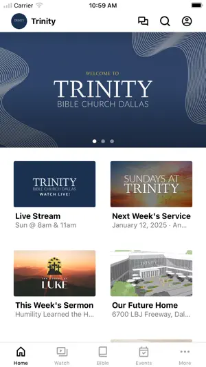 Trinity Bible Church of Dallas screenshot 1