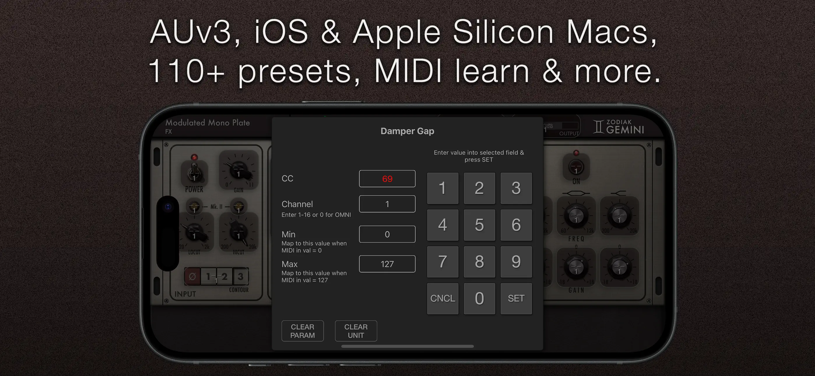 #5. Zodiak Gemini Plate Reverb (iOS) De: Yonac Inc.