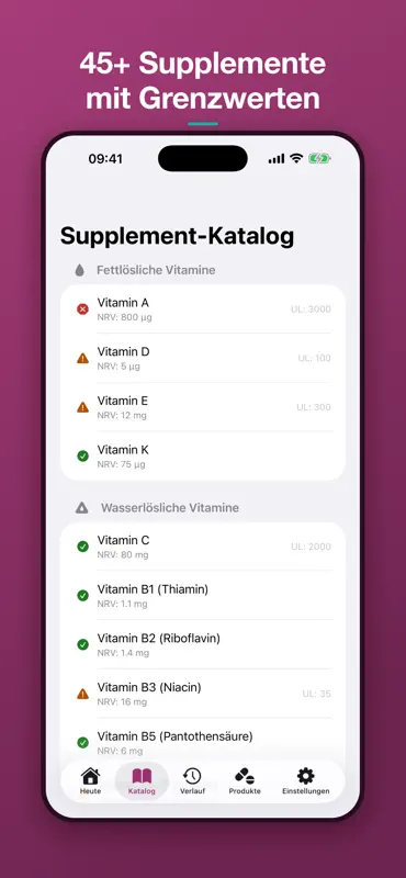 NutriSheet: Supplement Tracker screenshot 2 of 6