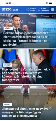 Ujszo.com screenshot
