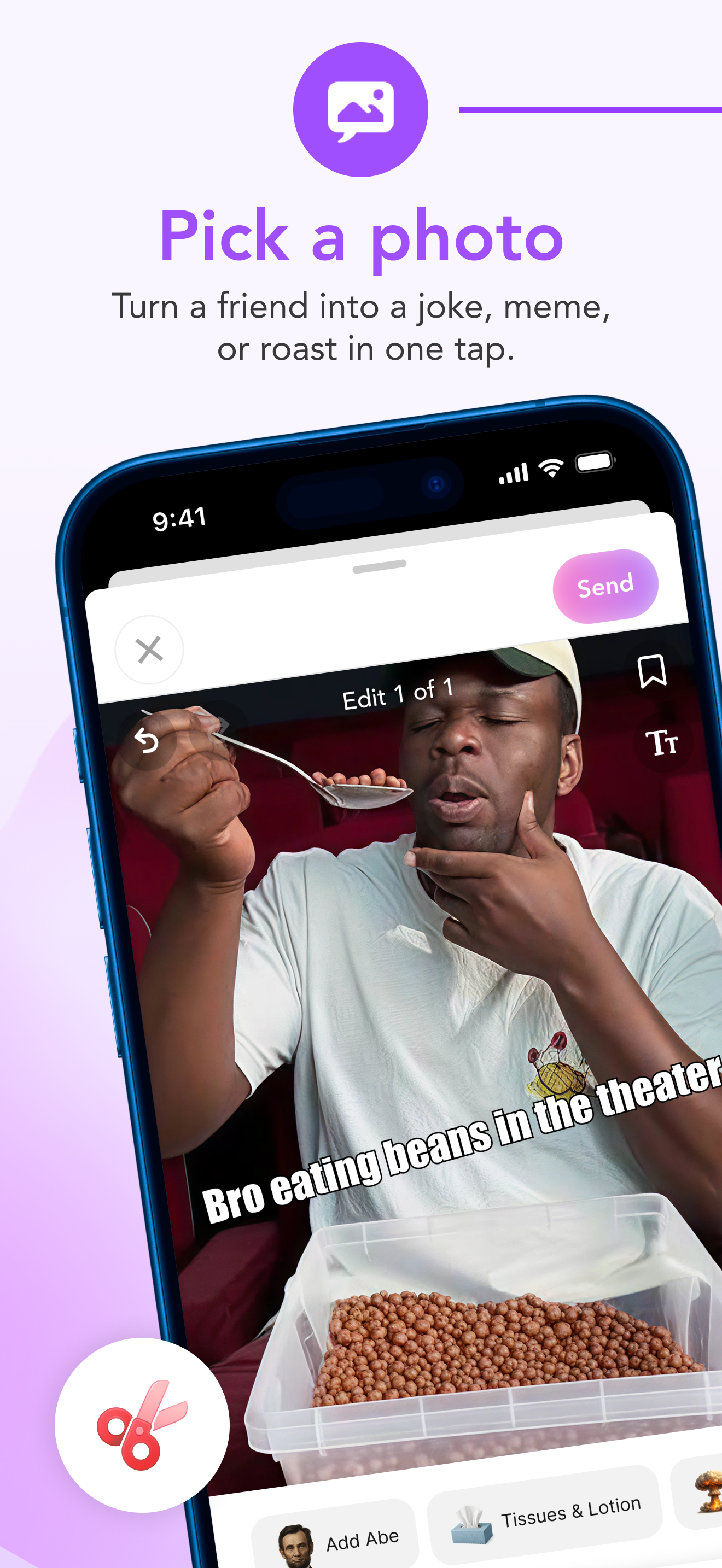 Collage: AI Memes for iMessage screenshot 6