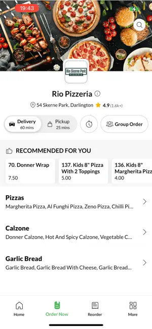 Rio Pizzeria. screenshot 2