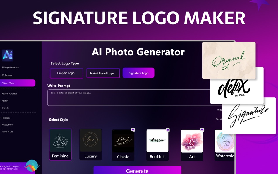 #5. AI Image Generator & Art Photo (macOS) Ved: Arslan Ahmad