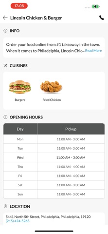 Lincoln Chicken & Burger screenshot