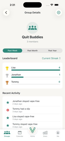 No Vape Today iPhone screenshot