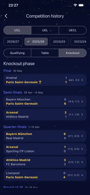Coeff – Football Coefficients screenshot 3