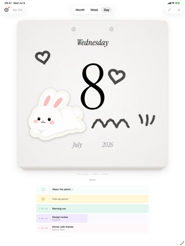 Hibi Calendar: Daily Journal iPad screenshot