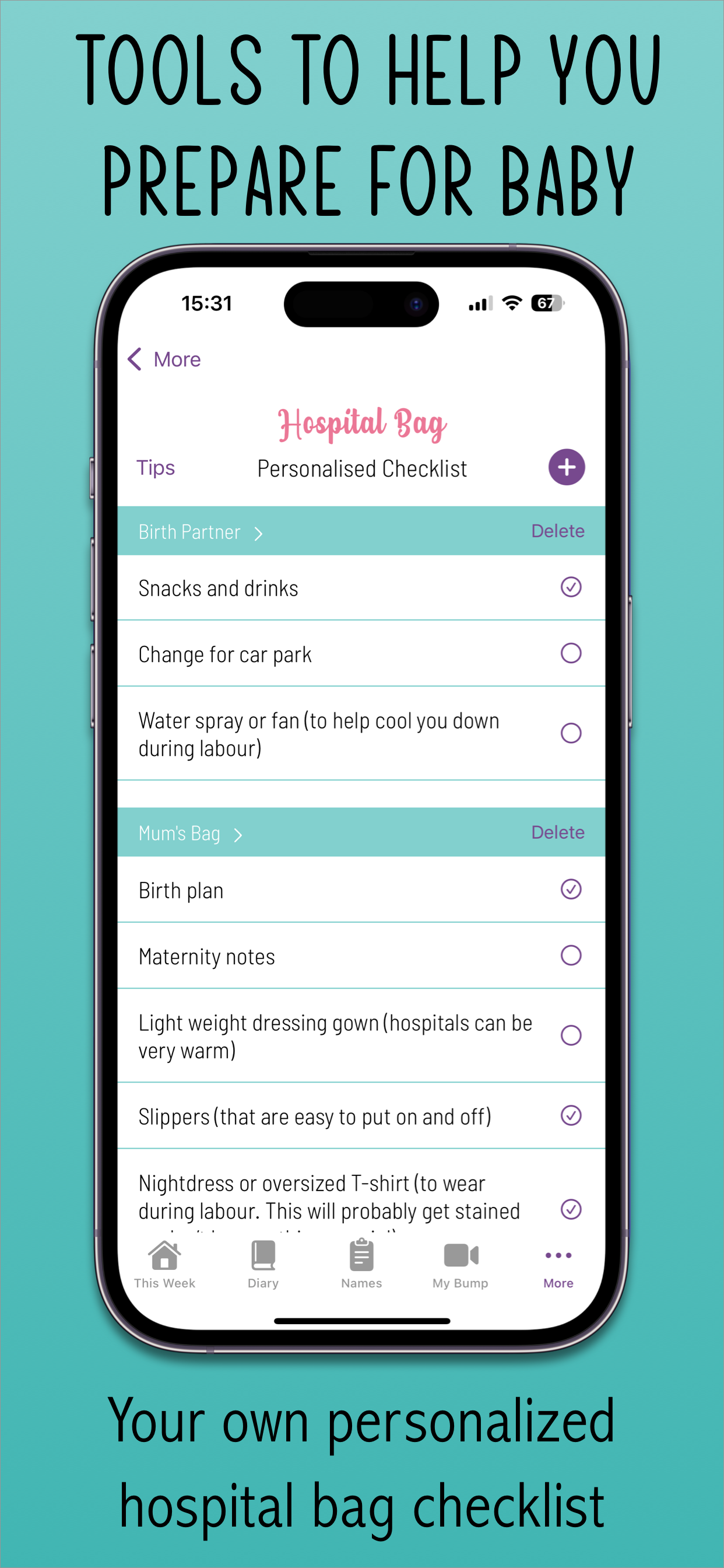 Pregnancy Tracker Insights screenshot 4