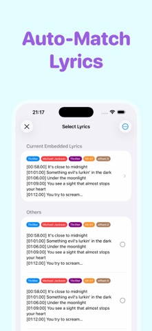 Waketag: Music Tag Editor iPhone screenshot