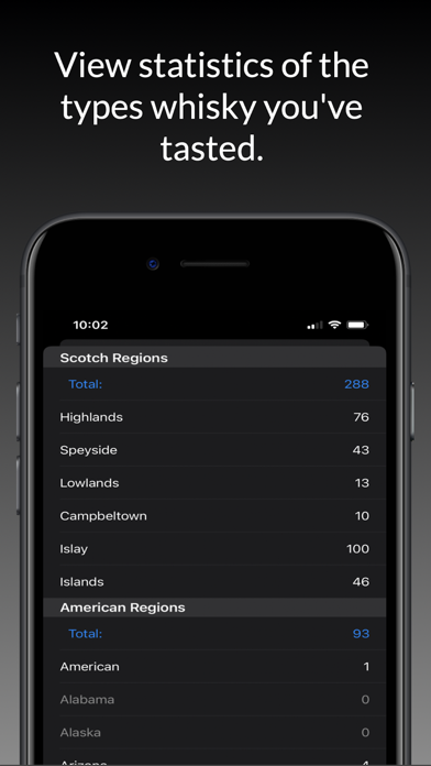 Whisky Tastings Screenshot
