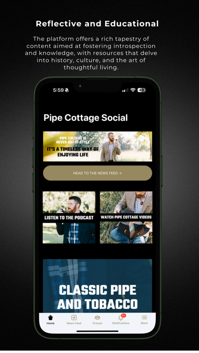 Pipe Cottage Social Screenshot