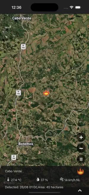 FireHub Wildland Fires screenshot 1