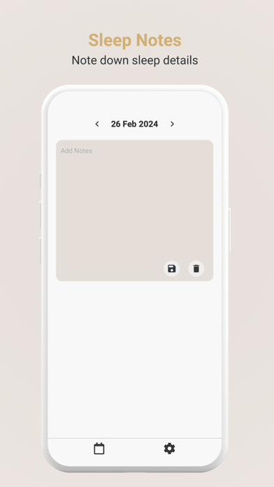 Baby Sleep Calendar & Log Screenshot