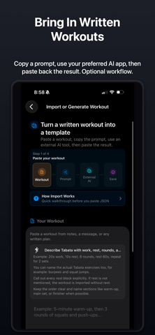 Workout Me: HIIT & Tabata Screenshot 5 of 6