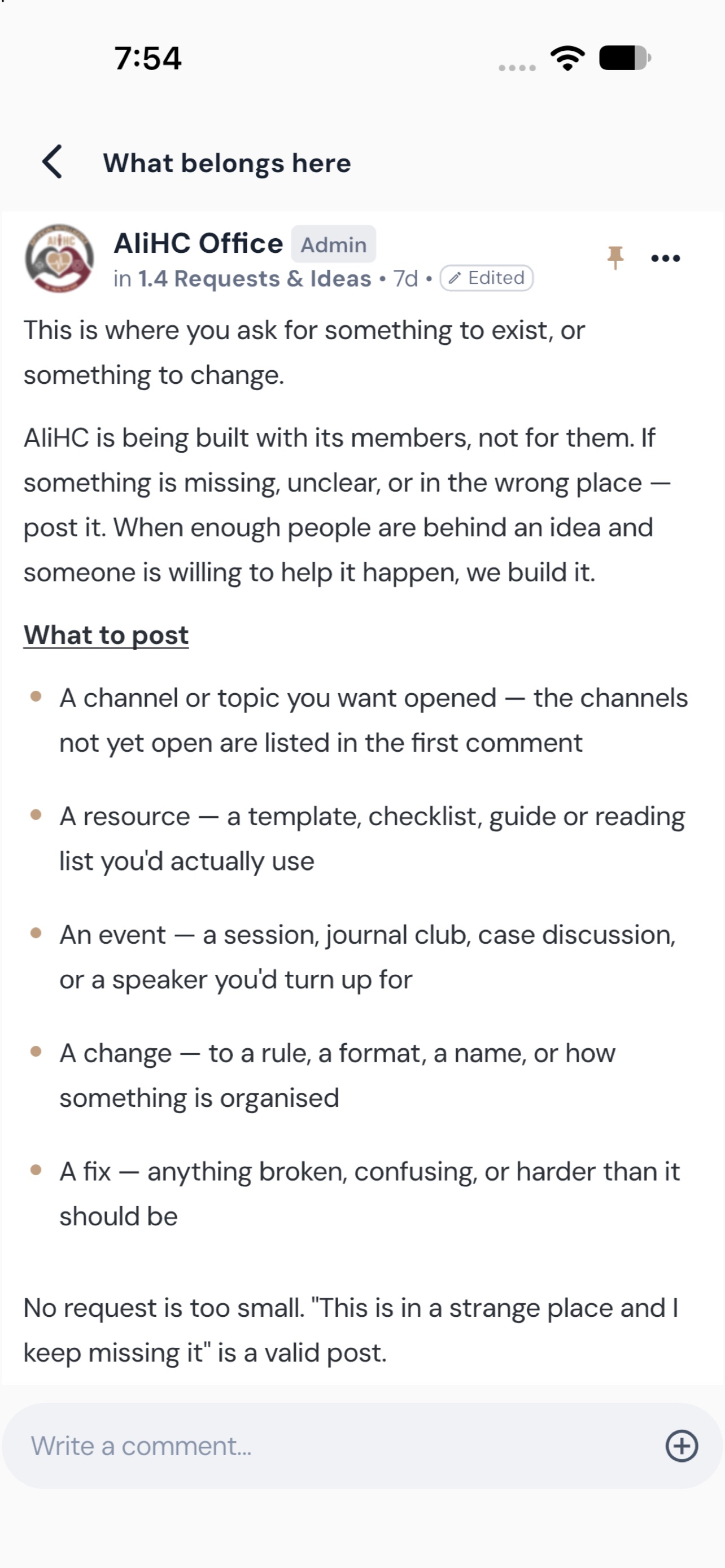 Screenshot 2 of AI in Healthcare Community