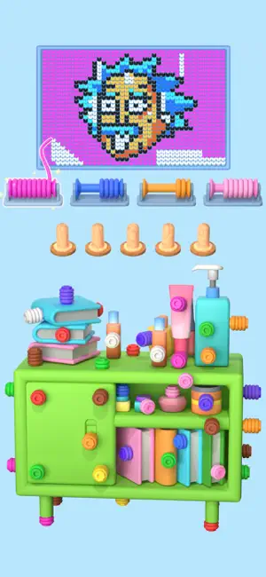 Wool Master 3D - Thread Sort screenshot 3