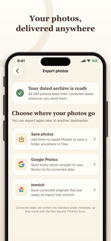 Timeline Scan: Date Old Photos screenshot
