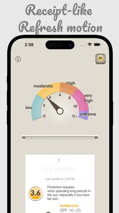 UVmeter - Check the UV index iPhone image 4