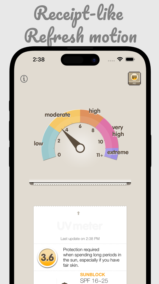 #4. UVmeter - Check the UV index (iOS) 게시자: MORETHAN APPS