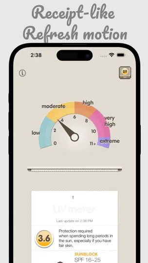 UVmeter - Check The UV Index iPhone-skjermbilde 4