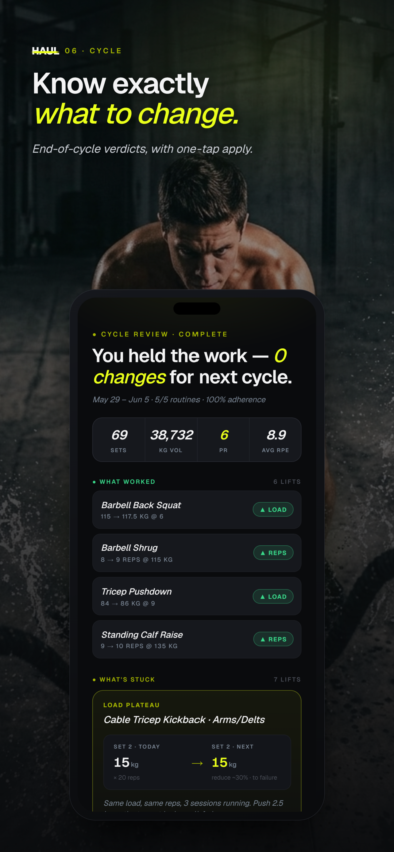 HAUL: AI Strength Coach screenshot 6