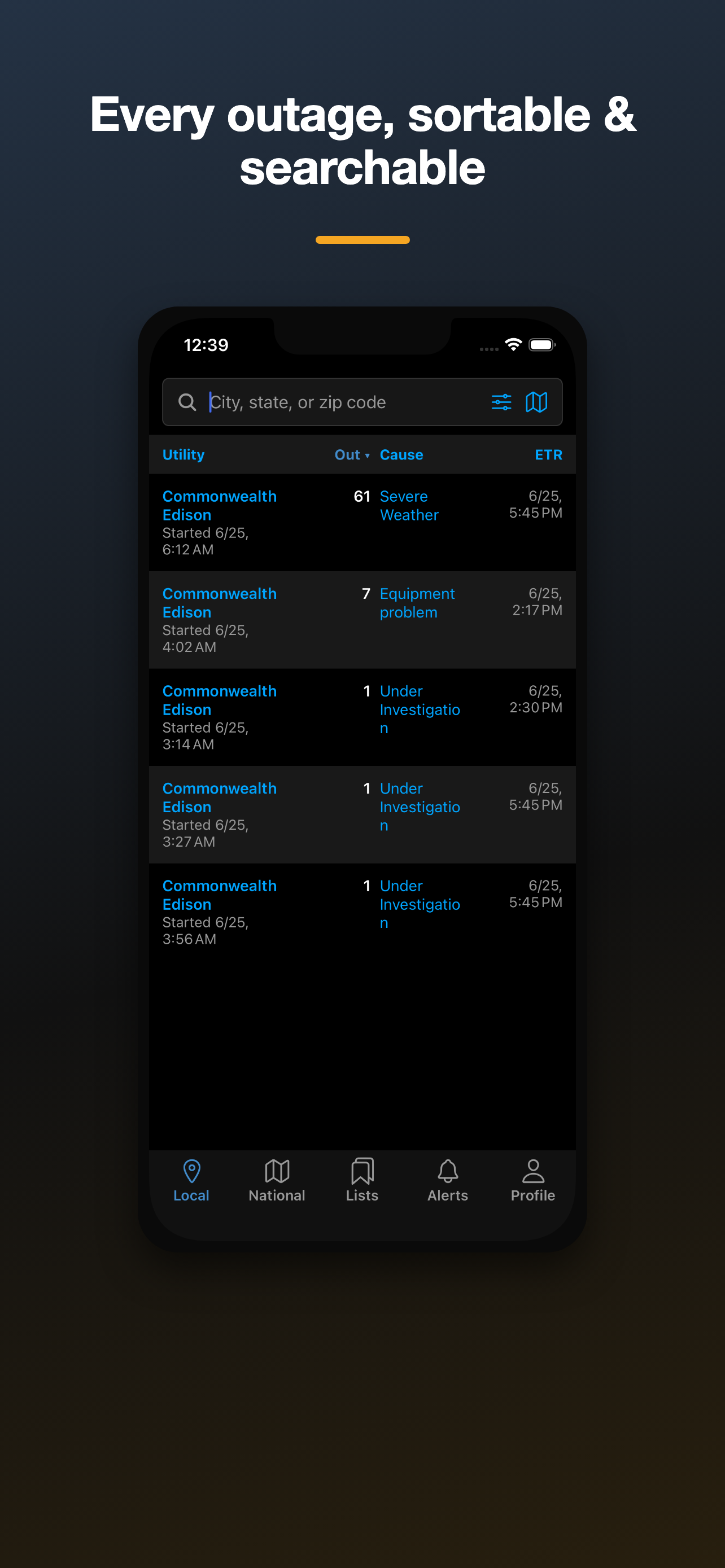 PowerOutage.com Lineman screenshot 5