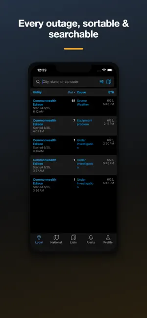 PowerOutage.com Lineman iPhone screenshot 5