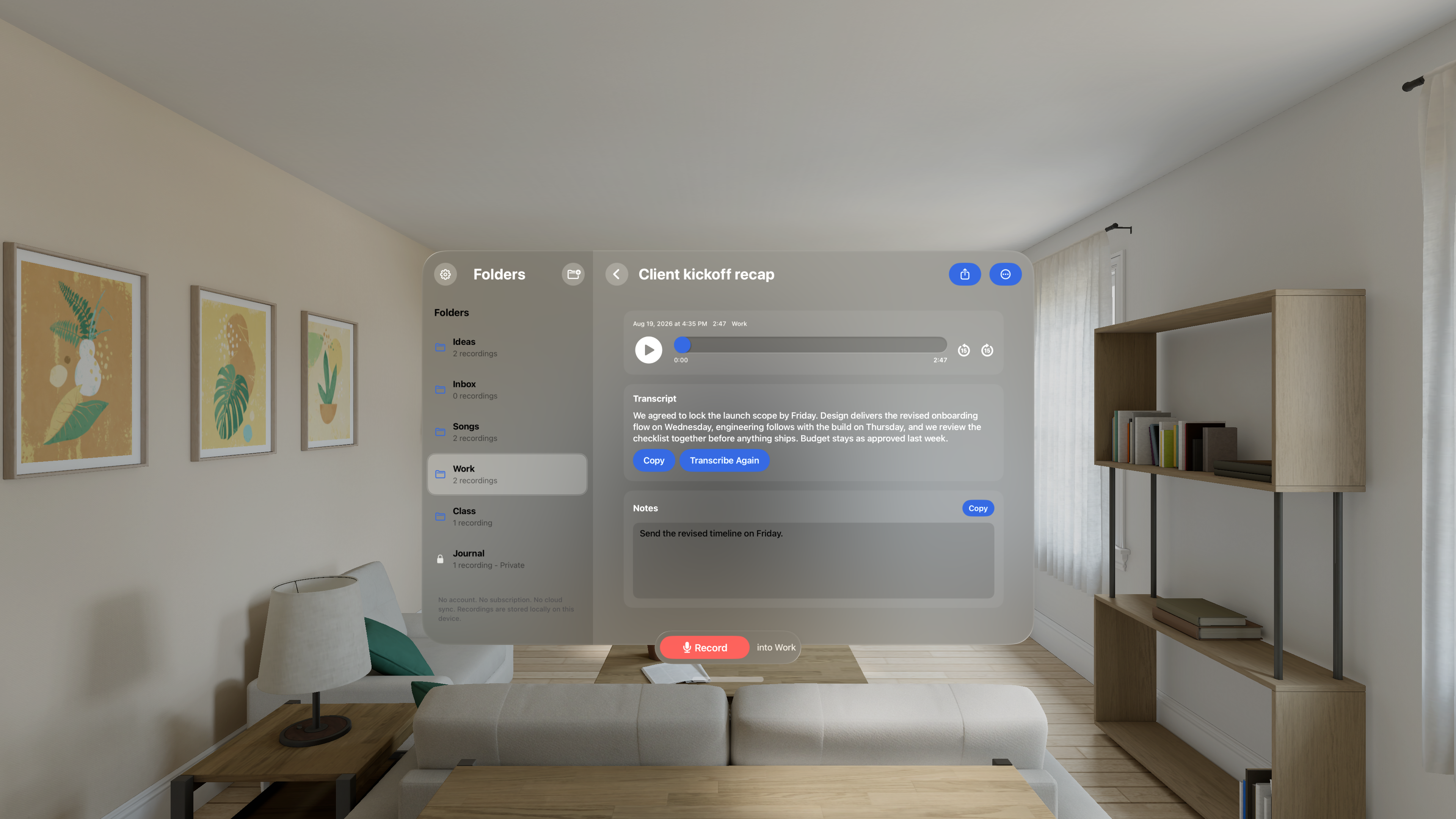 Private Voice Notes screenshot 19