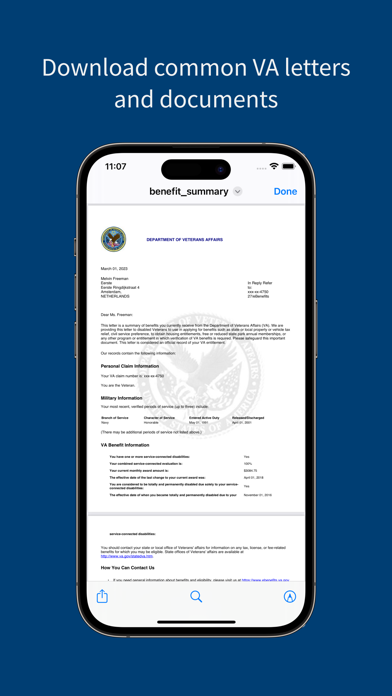 VA: Health and Benefits Screenshot