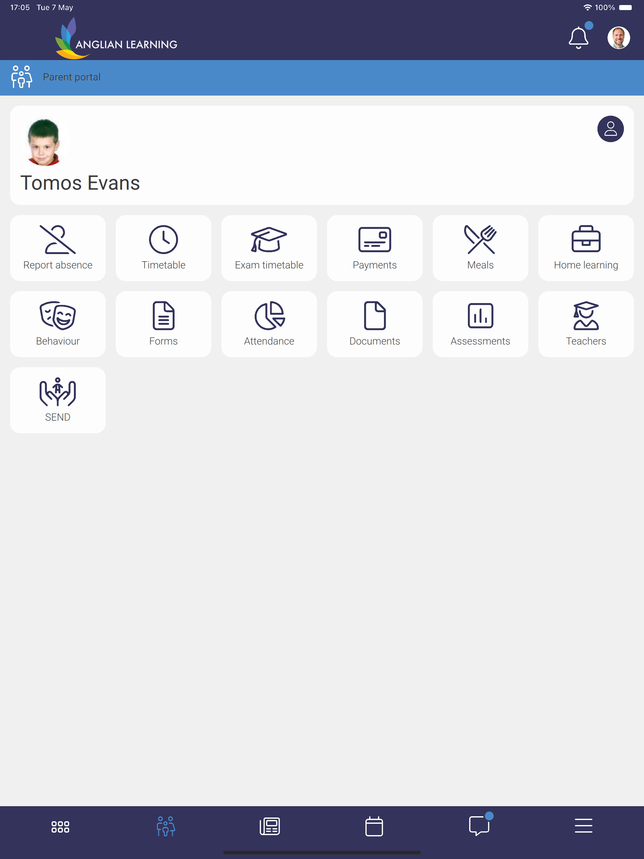 Anglian Learning Parent App screenshot 8