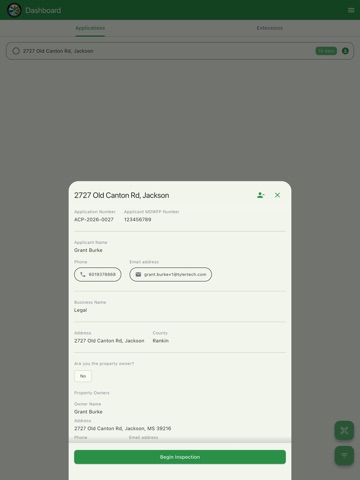MDWFP ACP LEO Inspections iPad screenshot