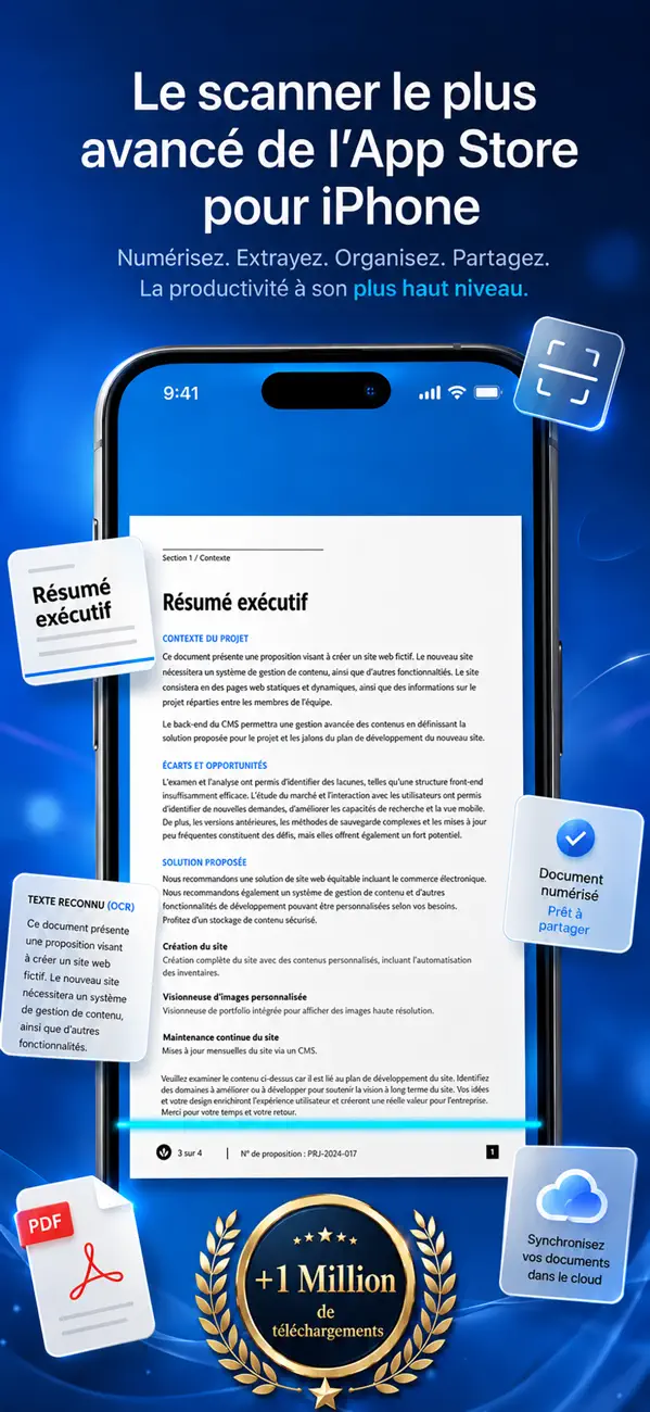 Screenshot #1 pour Scanner PDF Docs & Images