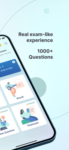 AZ-900 Exam Simulator iPhone screenshot