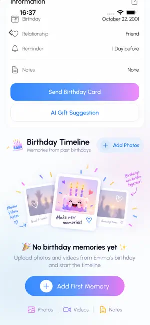 BReminder: Birthday Reminder screenshot 4