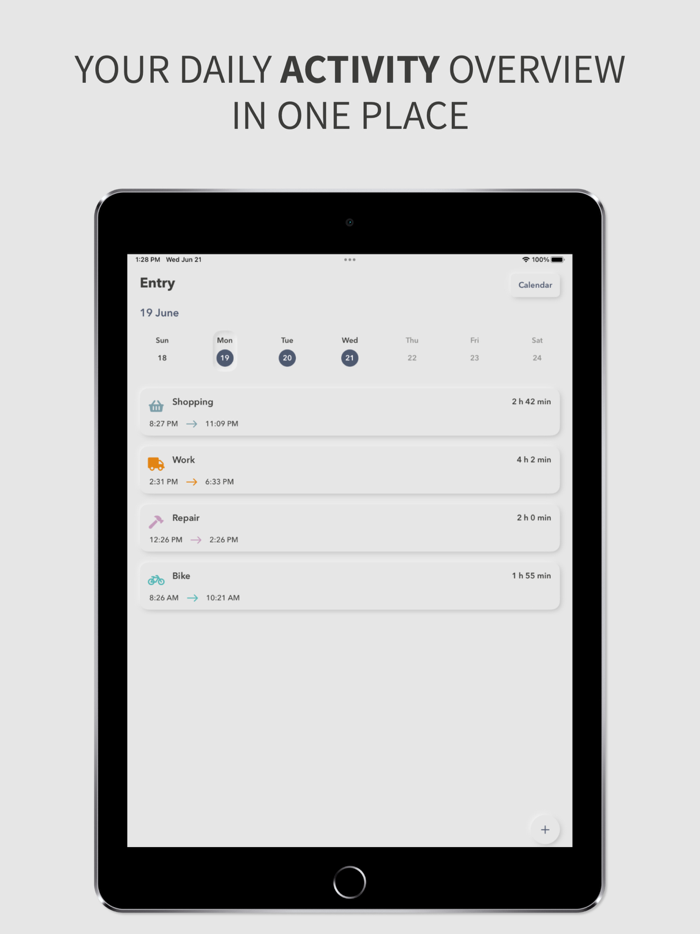 Trackly Time Tracker  Focus