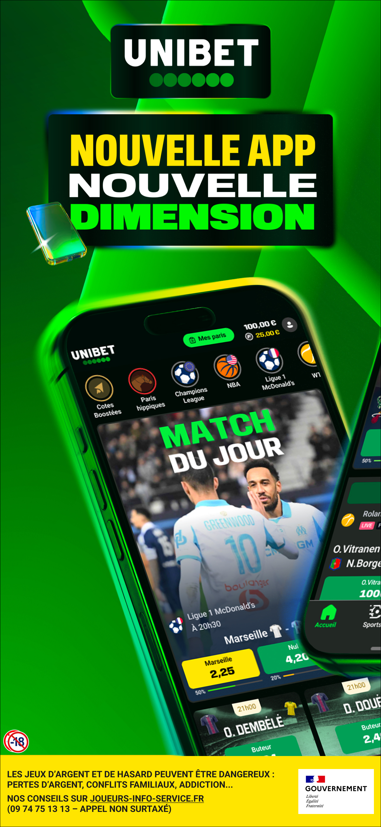 Unibet Paris Sportifs et Poker